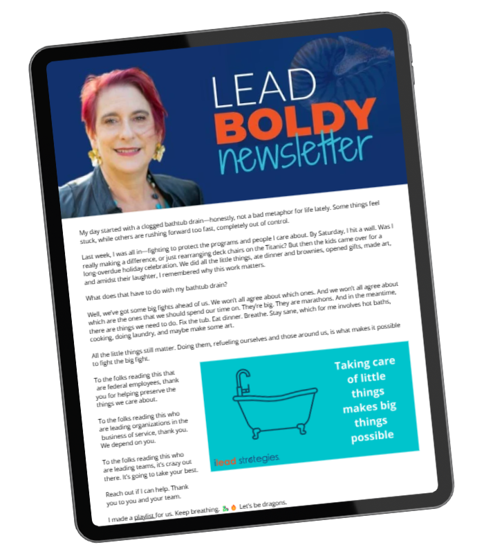 Newsletter On Tablet